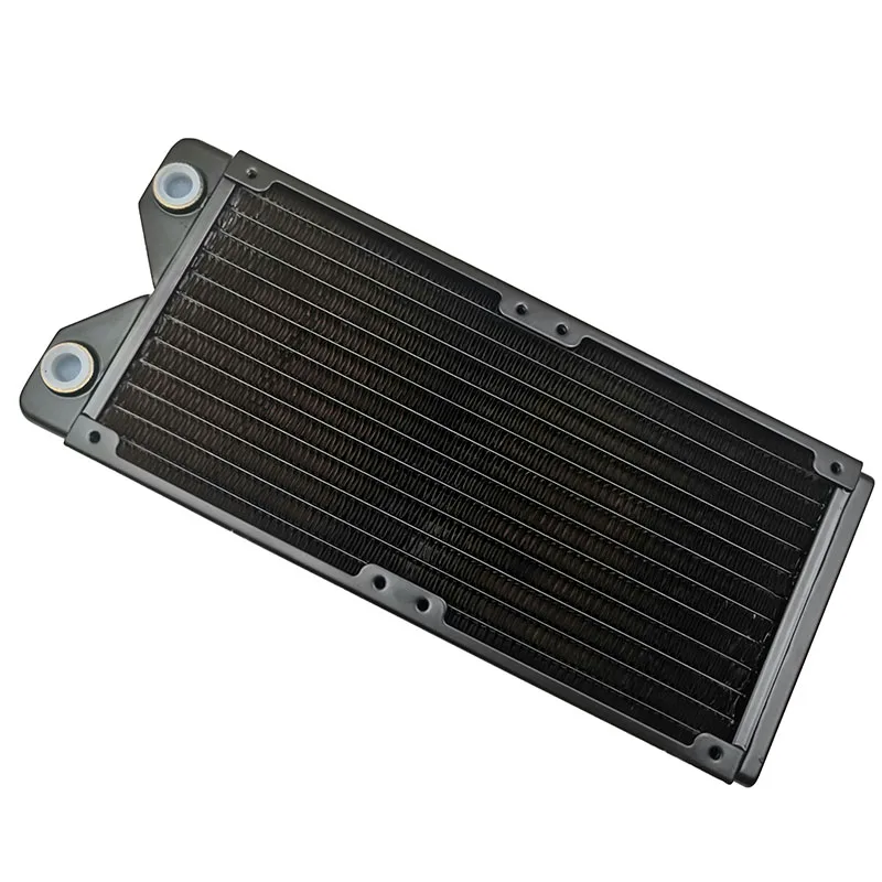 Magicool G1/4 дюйма 240 мм 3 черный медный радиатор компьютера водяного охлаждения радиатора подходит 12 см вентилятор 27 мм толщиной M3 винты