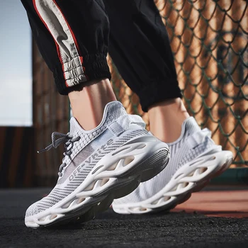 

2020 Popular Shoes Man Comfortable Mens Casual Shoes Men Sneakers Breathable Low Top Footwear Sneakers Air Mesh Big Size BA31