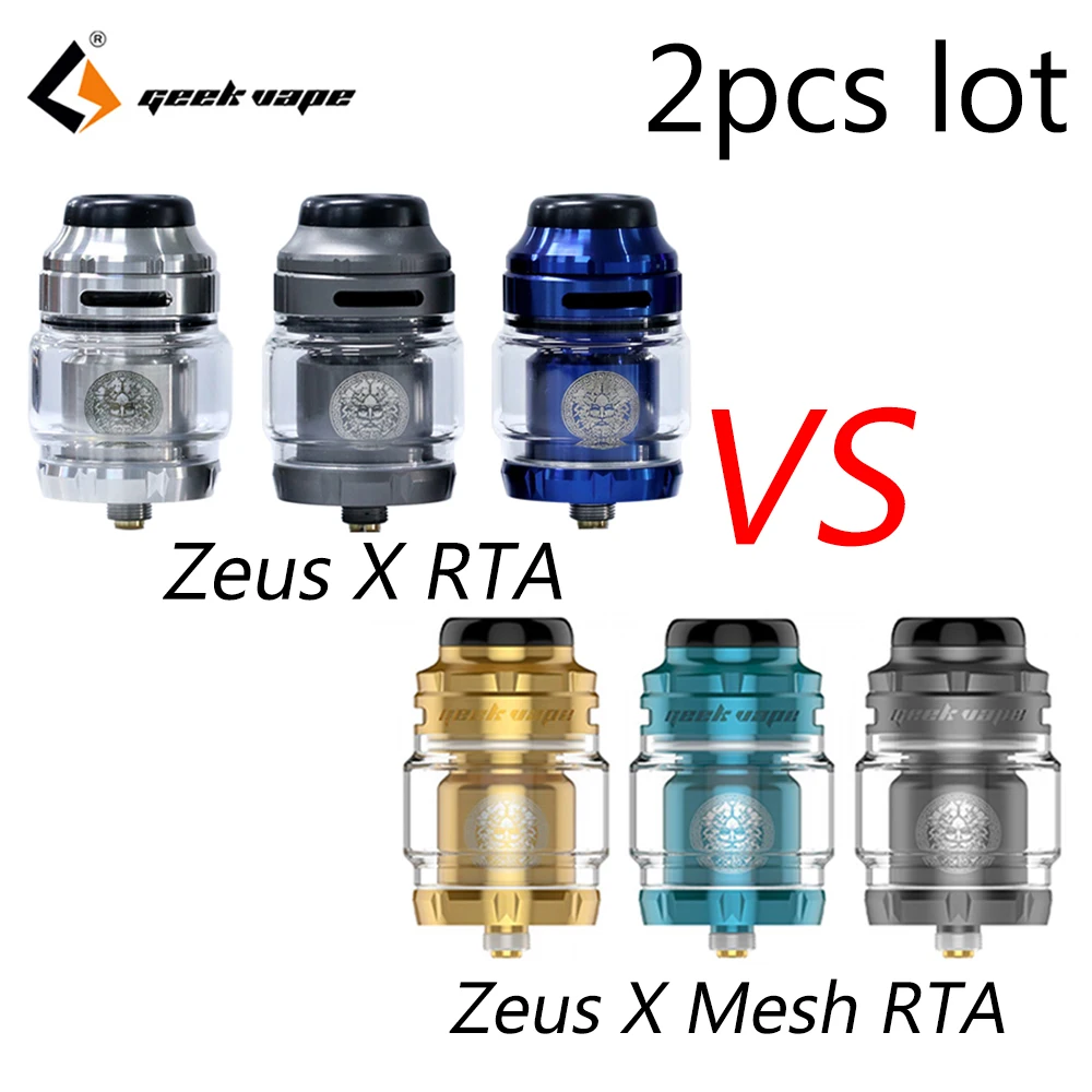 2 шт./лот Geekvape Zeus X RTA бак 4 5 мл/атомайзер Mesh rta с 810 Delrin drip tipvs zeus dual | Электроника