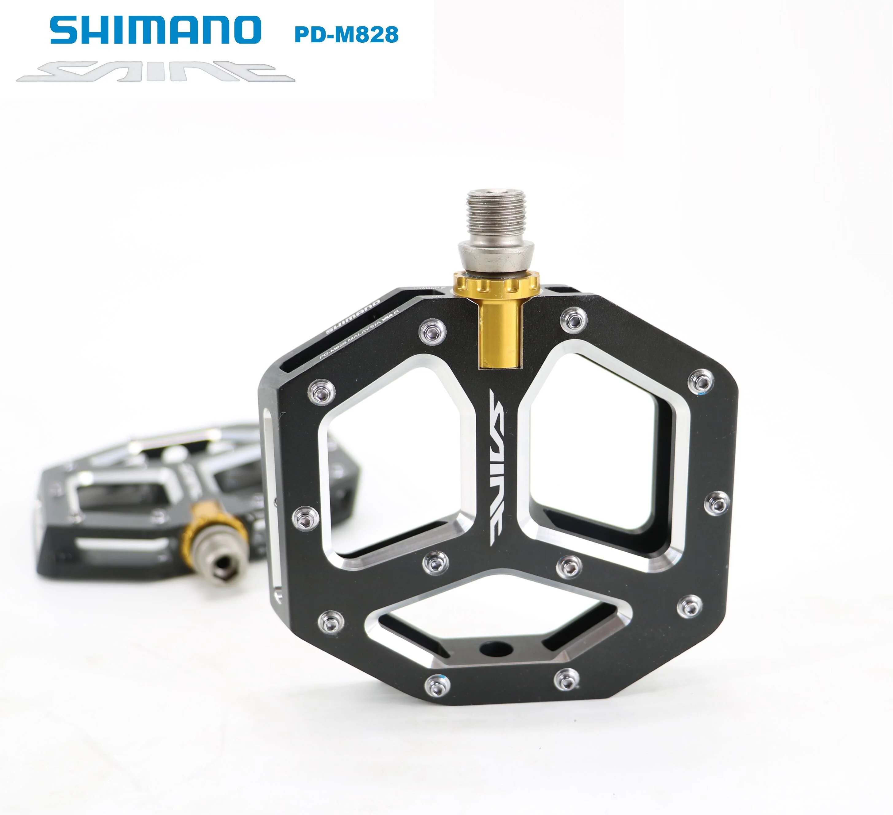 komedie schweizisk interview Shimano Saint M828 Pedal Mountain Bike Flat Pedal Pd-m828, Suitable For Fr  Dh Bmx Pedal, Including Bmx Pegs - Bicycle Pedal - AliExpress