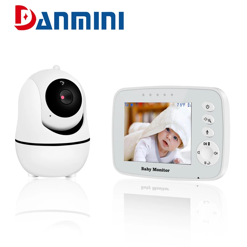 

DANMINI 3.2 Inch Lcd Video Baby Monitor Wireless Two Way Audio Talk Night Vision Security Camera Zoom Surveillance Babysitter