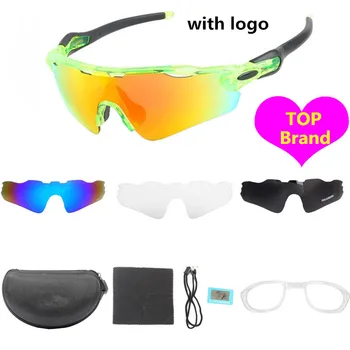 

Top Brand 4 Lens Photochromic Radare Cycling Glasses red Polarized Bike Bicycle Sunglasses Goggles Eyewear foxe lazer cube E