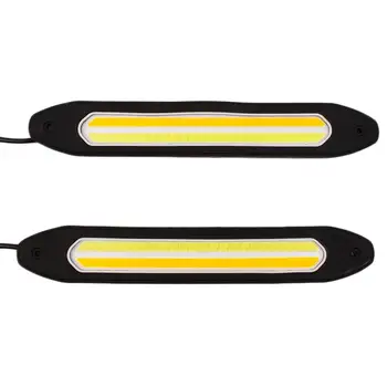 

Silicone Higher Bright Highlight and Waterproof Longer Life 12 LED DRL Lamp Thick Arrow Auto Car Daytime Running Light