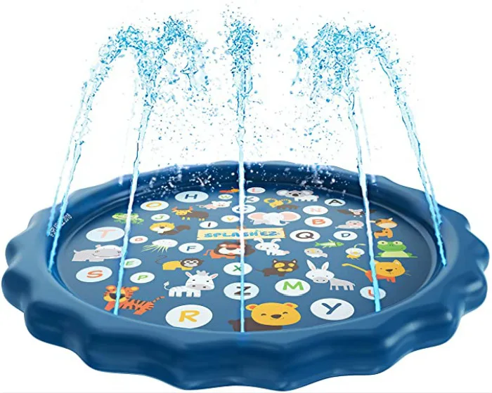 Summer Outdoor Garden Lawn Animal Inflatable Cold Water Spray Kids Sprinkler Parent-child Interactive Game Pad Mat Tub Bath Toys | Дом и сад