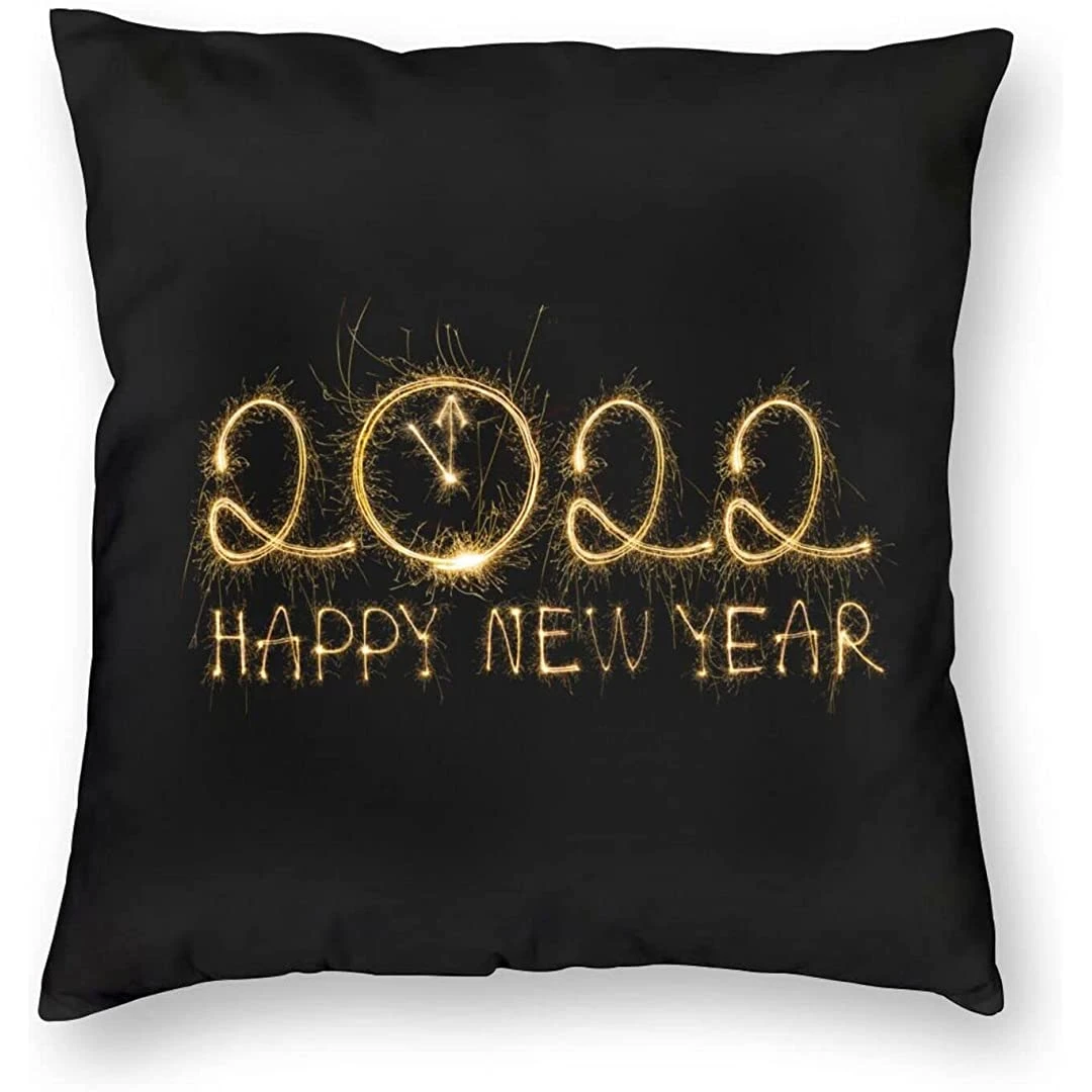 Christmas Deals For New Year 2022 For Mattress Happy New Year 2022 Pillowcase Size 18X18, Home Decorations Christmas  Winter Comfortable Pillow Cover Cushion Sofa Bed|Pillow Case| - Aliexpress