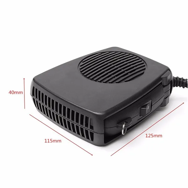 12 V/24 V Автомобильный нагреватель нагревательный элемент 150 W/200 Вт 2 в 1 сушилка антизапотеватель для ветрового стекла обогреватель для автомобиля Портативный Контроль температуры
