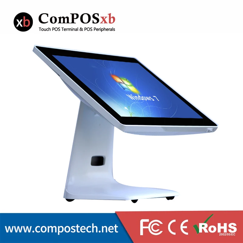 Windows Pos Terminal Touch Pos Systems Retail Point Of Sale Pc All In One 15 "Registratore Di Cassa Per Ristorante