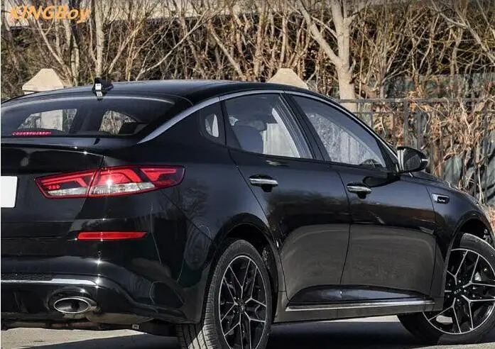 Для kia K5 Высокое качество ABS заднее окно яркая полоса
