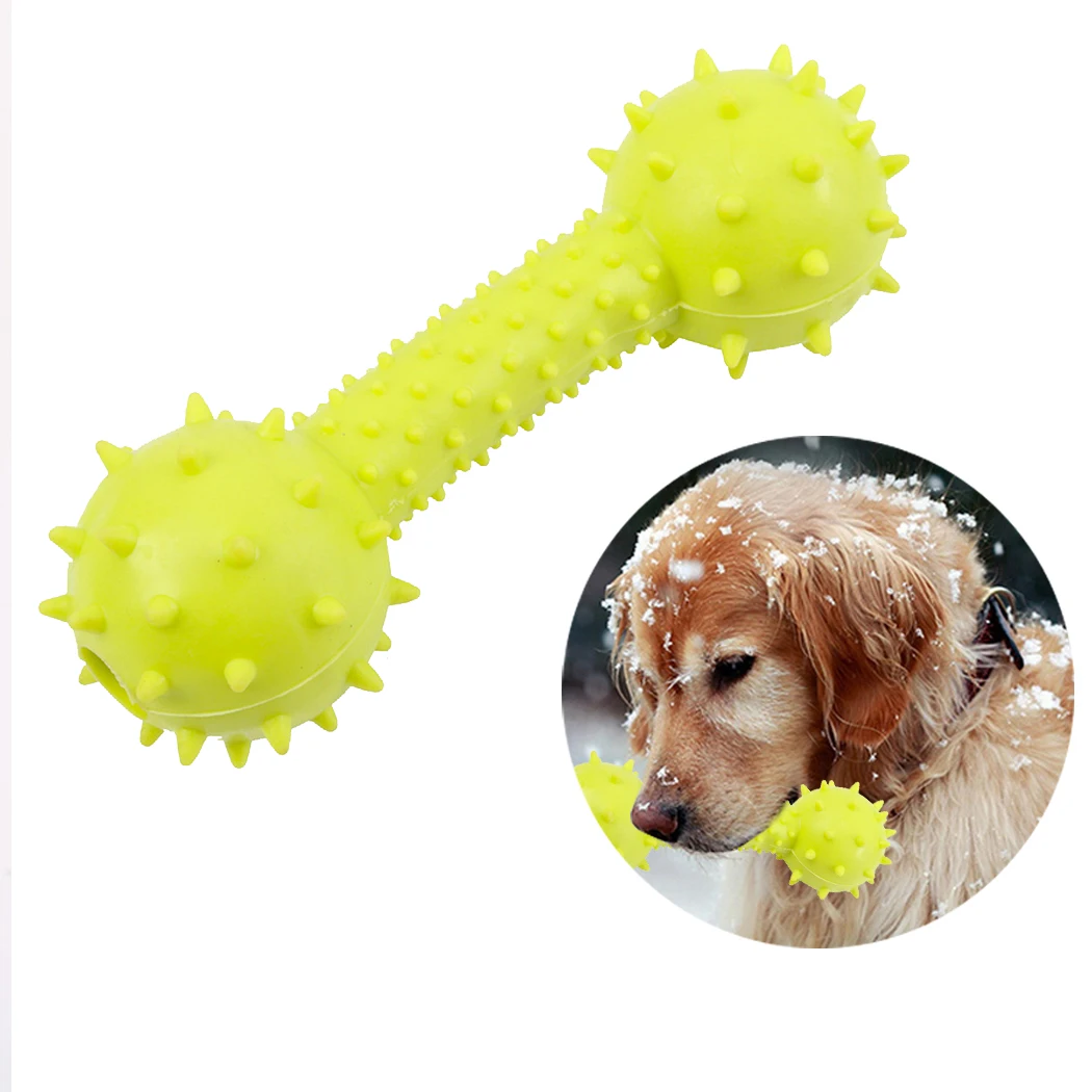 Новая игрушка-жевалка для собак с шип кости резиновые большие коренные зубы игрушка для домашних собак Укус устойчивостью молярная обучающие игрушки для собак для маленьких собак - Цвет: 6