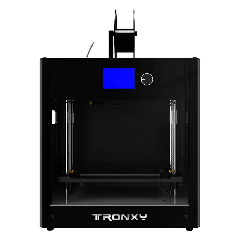 TRONXY C5 3d принтер Сильный прочный водонепроницаемый 3D машина ЖК-экран модель высокая точность рабочего стола Impresora 3d принтер Diy комплект - Цвет: C5-black