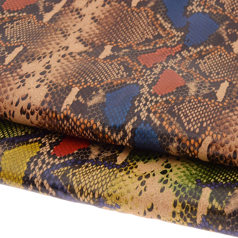 

Snake Pattern Soft Cork Sewing Crafts Fabric For DIY Handmade Garments Bag Decoration Bow-kont Accessories Supplies