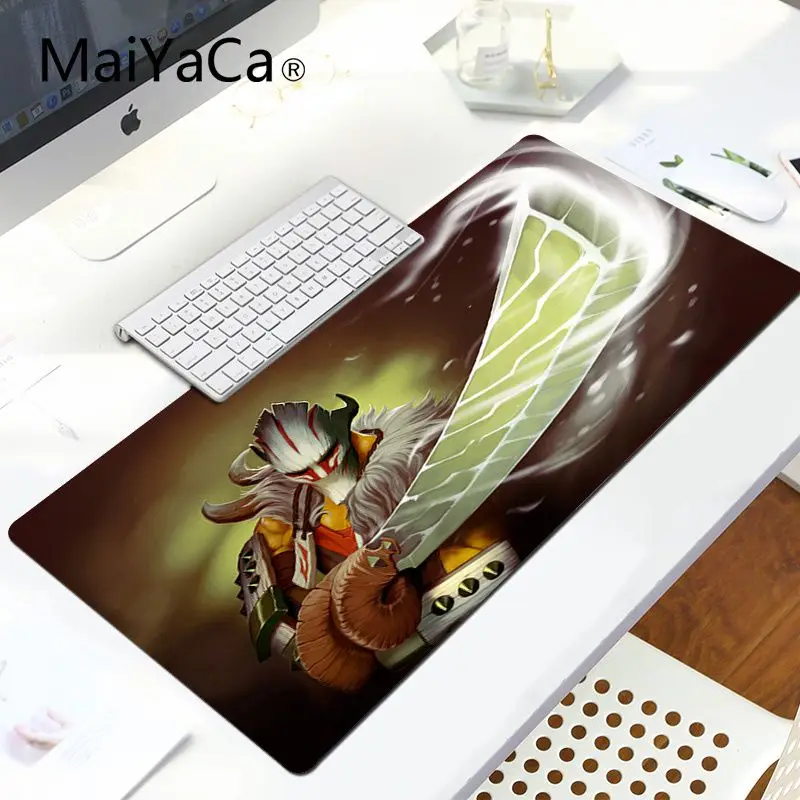 LockEdge 30x80cm MaiYaCa Новое поступление Dota 2 Juggernaut прочный резиновый коврик для мыши коврик большой коврик для Мыши Компьютерный коврик для ПК - Цвет: LockEdge 30x80cm