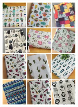 

50cmX150cm DIY Fabrics For Sewing Handmade Bags Table Sofa Covers Cotton Linen Home Textiles Patchwork Materials