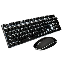 2.4Ghz Wireless LED Keyboard and Cordless Mouse Combo for PC Computer Laptop Desktop Ergonomic 2.4G Wireless Mice And Keyboard