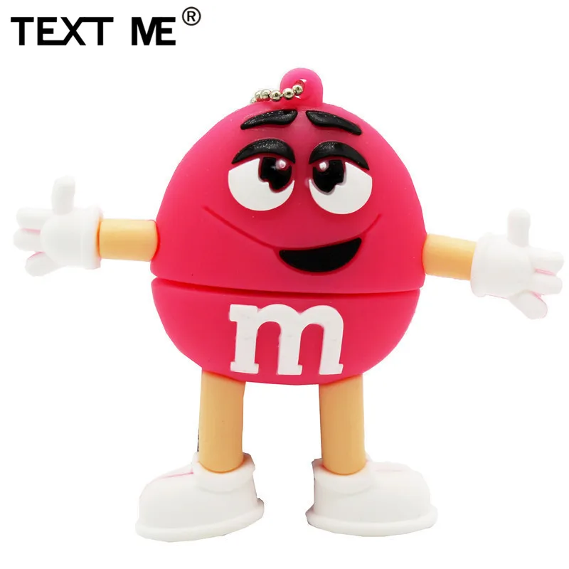 Usb флеш накопитель текстовый ME 64 Гб мультфильм M bean usb 2 0 4 ГБ 8 16 32 флешка подарок