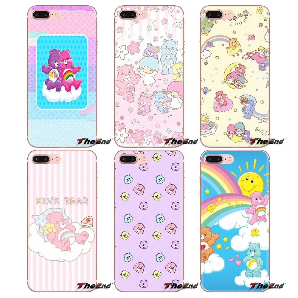 Для huawei G7 G8 P7 P8 P9 P10 P20 P30 Lite Mini Pro P Smart плюс 2017 2018 2019 милые Care Bears мягкие прозрачные