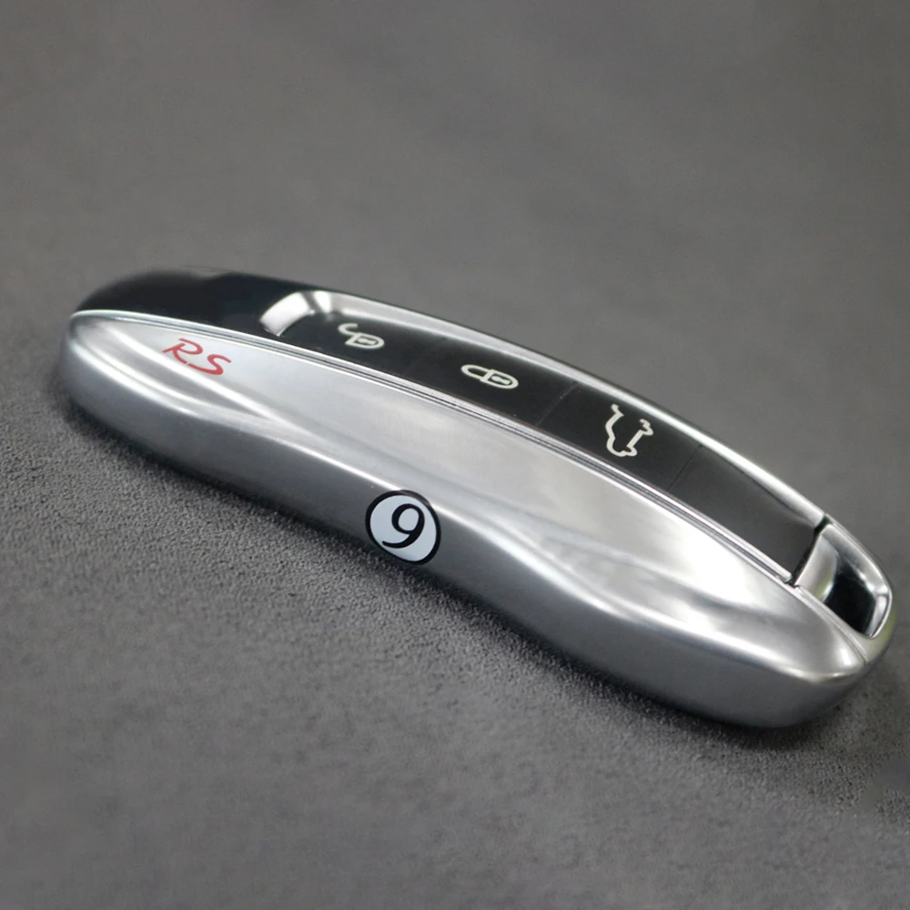 

Key case cover for Porsche 911 car remote key fob cover protect set controller holder shell cap hard casing special custom style