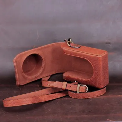Capa de Câmera Digital de Couro Bolsa para Câmera Bovino Genuíno Fujifilm Fuji X100v - Image 2