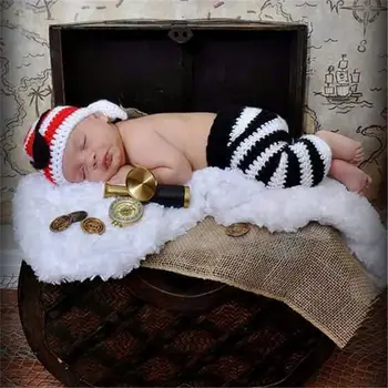 

Newborn Baby Infant Photography Props Boys Girls Outfits Soft Crochet Clothes N1HB