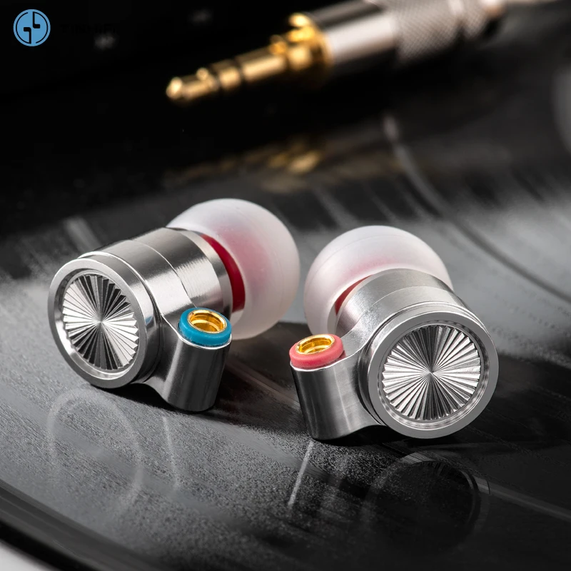 Tinhifi T4 наушники Динамический драйвер HIFI бас металлическая гарнитура 3,5 мм 10 мм CNT вкладыши с MMCX кабелем для shure se215 se535