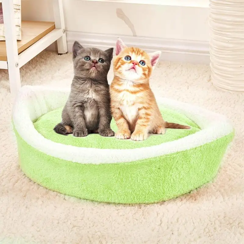 Мягкий съемный теплый спальный щенячье гнездо в форме гамбургера собака мягкий плюшевый домик кровать лежак для домашнего животного для собаки кошки Чихуахуа Тедди