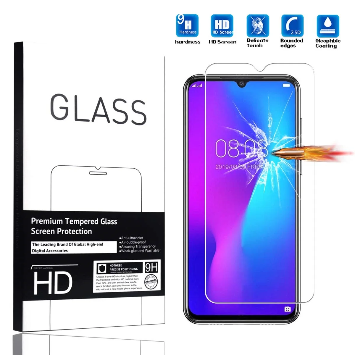 Закаленное стекло Для Doogee N 20 N20 6 3 дюймов 9H 2.5D защитная пленка Взрывозащищенная