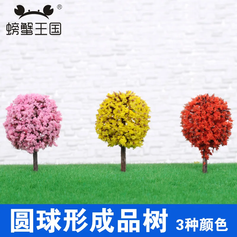  Architecture Sand Table Model Material Scene for Making Model Tree Finished Product Tree round Sphe