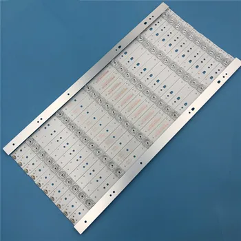 

12pcs LED Backlight lamp strip 6leds For 50inch TV 50A6/LE50U51A/LE50A7100L 30350006205/LED50D06-ZC14AG-01