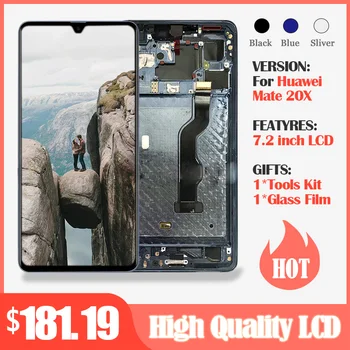 

Amoled LCD Display For Huawei Mate 20 X LCD+Touch Screen Digitizer Assembly For Huawei Mate 20X LCD Mate20 X Screen Replacement