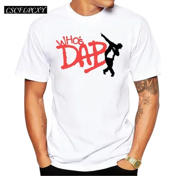 

2019 New Fashion Dabbing Dance Men T-shirt Short Sleeve Casual Tee Shirts Who's Dab Printed Funny Cool Tops