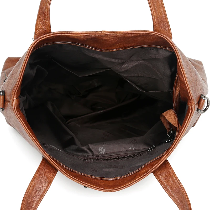 Luxury Handbags Designer Letter Pu Leather Women Shoulder Bags High Capacity Ladies Crossbody Bag Fashion Casual Female Tote Bag