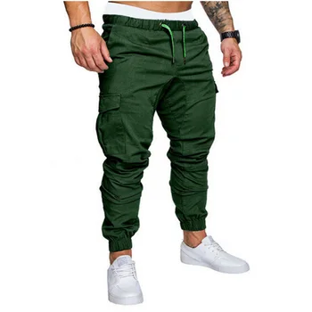 

2020 nueva moda pantalones de chándal Casual para hombre Pantalones de algodón pantalones de chándal para hombre Joggers pantalo