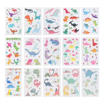 

1 Set Children Lovely Body Stickers One-Time Waterproof Decals Cartoon Decals Kids Cartoon Tattoo Sticker
