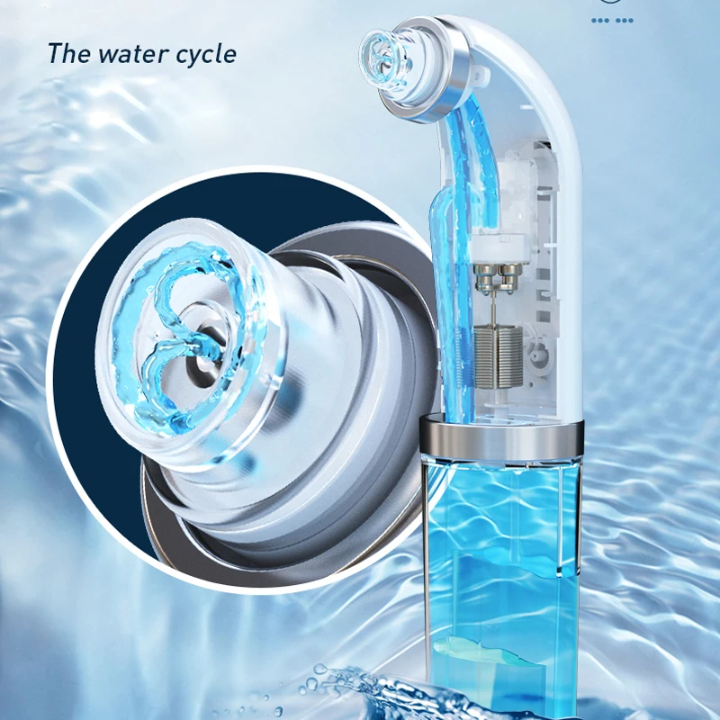 HydraPeel Suction Beauty Device Blackhead Remover Pore Vacuum Electric Blackhead Vacuum Cleaner Extractor Tool