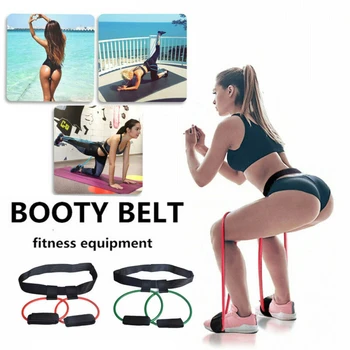 

2020 New Sale Women Men Booty Resistance Elastic Band Sports Exercise Belt Leg and Butt Muscles Trainning Fitness Accessories