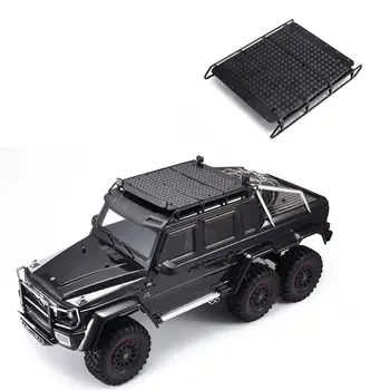 

Metal Roof Luggage Rack with LED Searchlight for 1:10 TRAXXAS TRX6 G63/TRX4 G500 RC Crawler Car Accessories