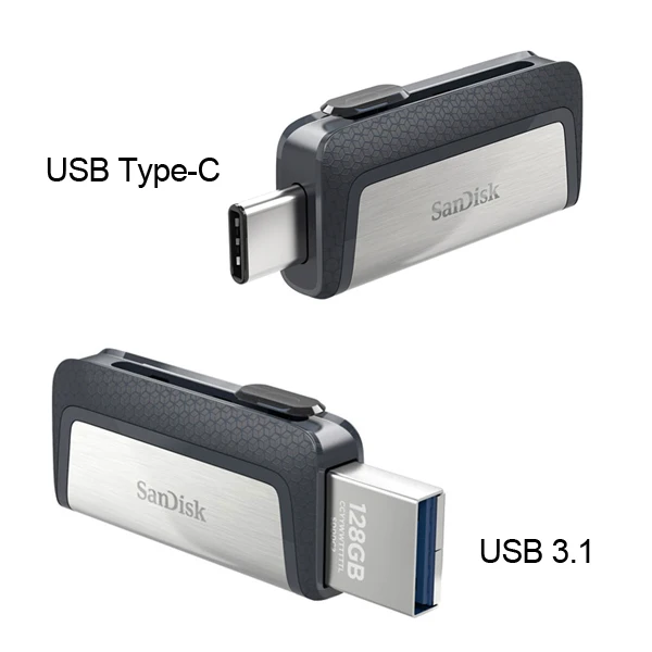 SANDISK Ultra Dual Micro-USB Drive 16G 32G 64G 128G 256GB OTG type-C и Micro USB 3,0/USB3.1 многофункциональная usb-флешка u диск - Цвет: SDDDC2