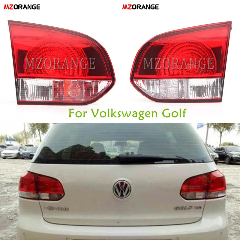 

MZORANGE Car Inside Tail Light For Volkswagen Golf Golf6 Mk6 2009-2013 Replacement Rear Reverse Driving Side Lamp Taillights