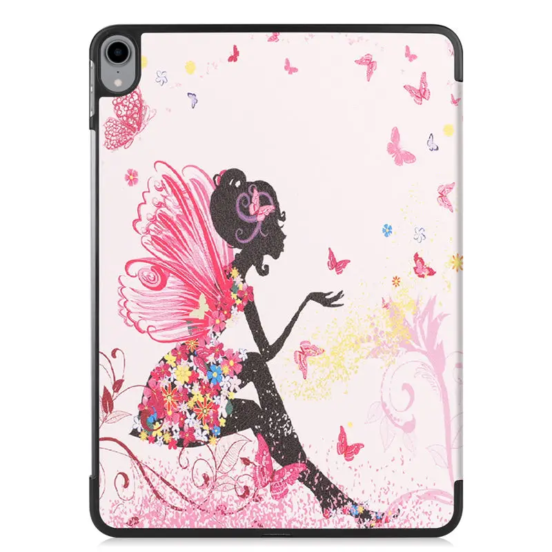 Чехол для iPad Pro 1"() Smart Cover Funda для нового iPad Pro 11 дюймов принт шаблон складной Стенд Coque Shell+ пленка+ ручка