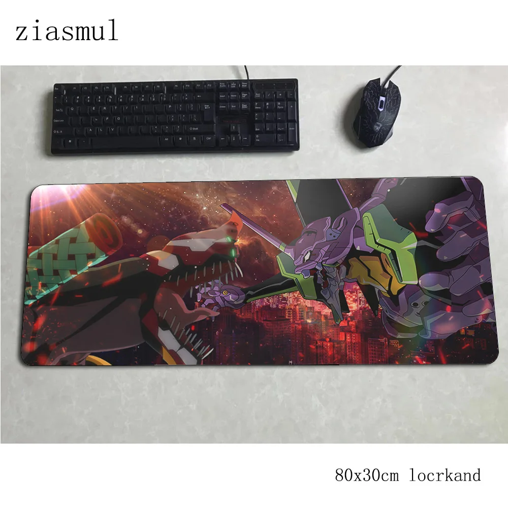 Evangelion Коврик для мыши 800x300x3 мм xl Коврик для компьютерной мыши геймер геймпад pc gamer великолепный игровой коврик для мыши Настольный коврик офисная мышь