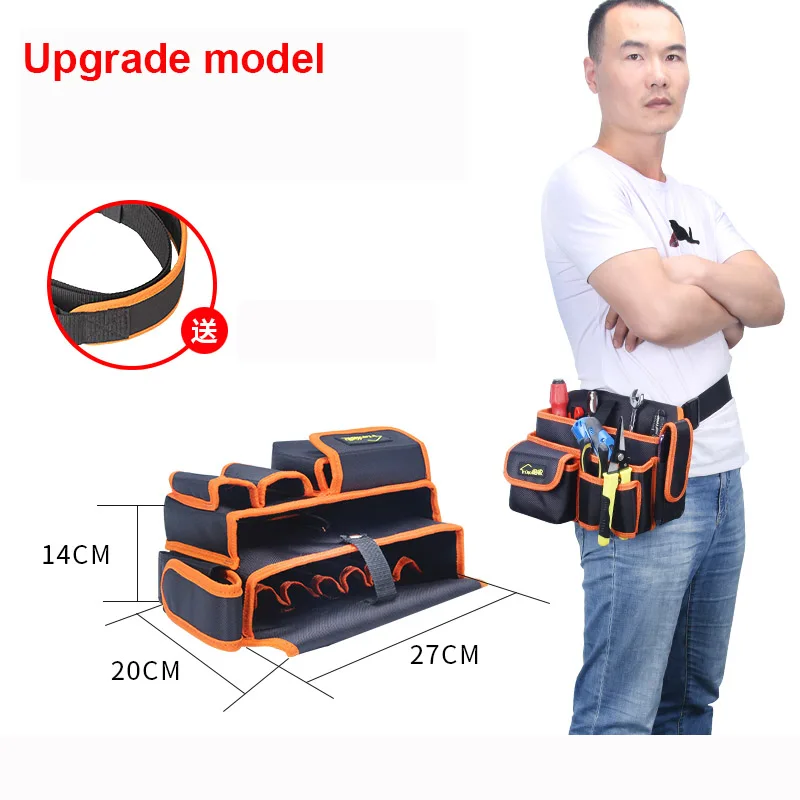 Multi-Function Pocket Utility Gadget Tools Bag Organizer with Belt Wai KLN 