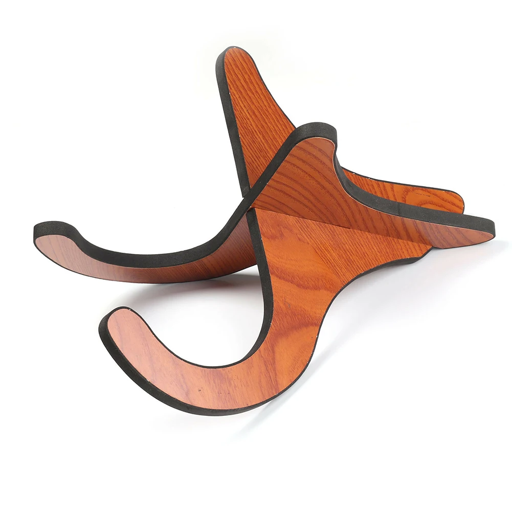 

Portable Ukulele Wooden Foldable Holder Stand Collapsible Vertical Guitar Guitar Bass Violin Display Stand Rack Accessories
