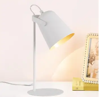 

Modern Art Deco Painted Nordic Style Creative Desk Lamps Table Lamp for Office Reading Bedside Home Bedroom Study E27 LED 220V