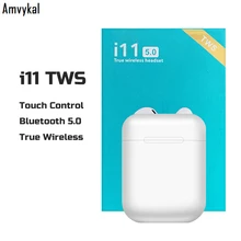 200 шт. i11 TWS Bluetooth 5,0 беспроводные наушники сенсорное управление наушники гарнитура для всех смартфонов PK i10 i12 i20 i60