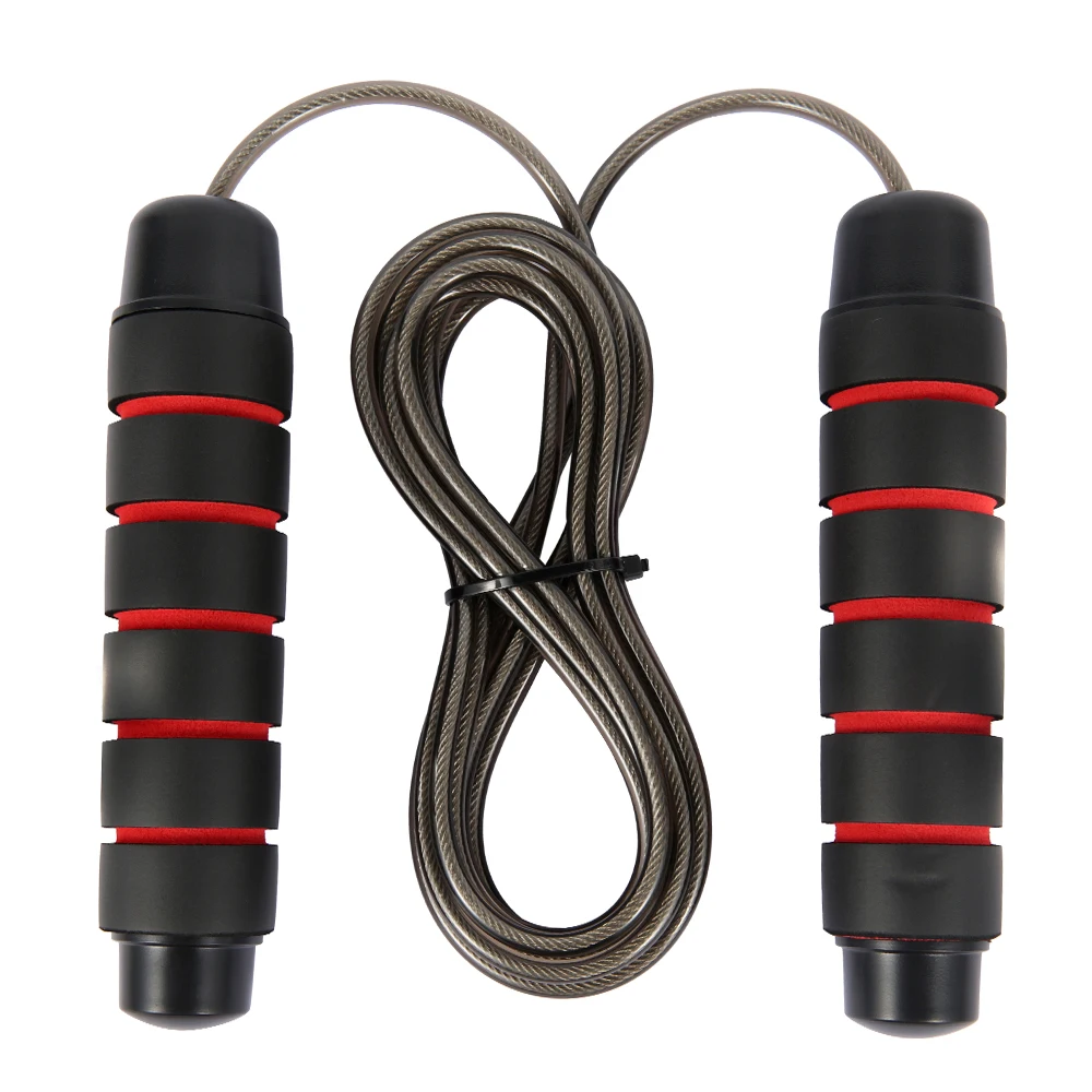 ❤Tangle-Free with Ball Bearings Rapid Speed Jump Rope Crossfit Excercise Fitness