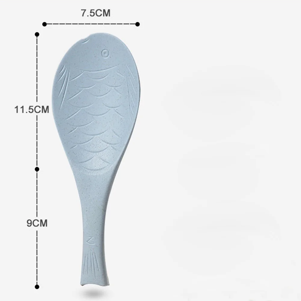 Рисоварка Лопата Пшеничная солома Рыба форма ложка для риса прочные пластиковые Кухонные принадлежности кухонная утварь антипригарная