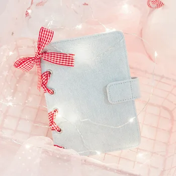 

Cute Red Band Fashion A6 Girl Journal Diary Book 128 Sheets 2020 Undated DIY Monthly Weekly Planner Scheduler Gift