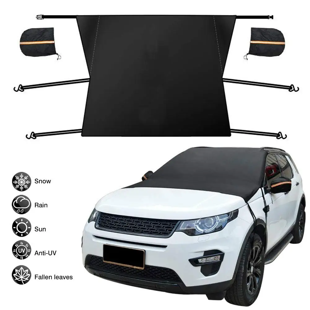 

Car Windshield Snow Cover Anti-freeze Protector with 2 Rearview Mirror Covers Snow Ice Shield For Windshield Car Front Window