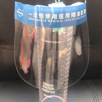 

10Pcs/Pack Disposable Safety Face Shield id Resistant Full Face Mask Transparent Disposable Mask Visor Anti Dust droplet