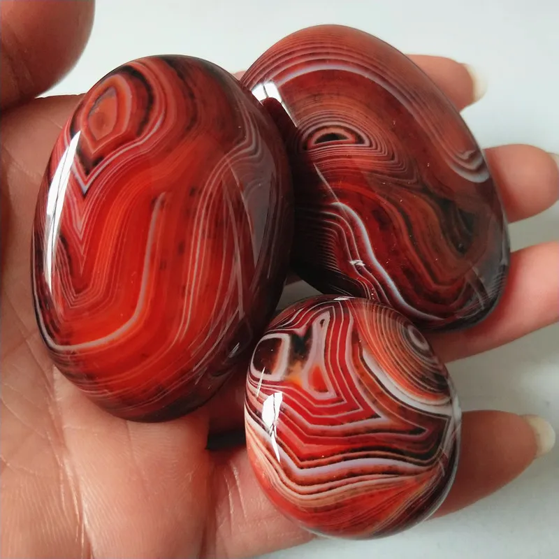 Natural stone Sardonyx agate palm stones playthings small stones and crystals healing crystals